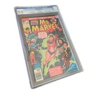 Ms Marvel #1 CGC 9.4 White Pages 1st Carol Danvers Appearance Marvel 1977 NWT